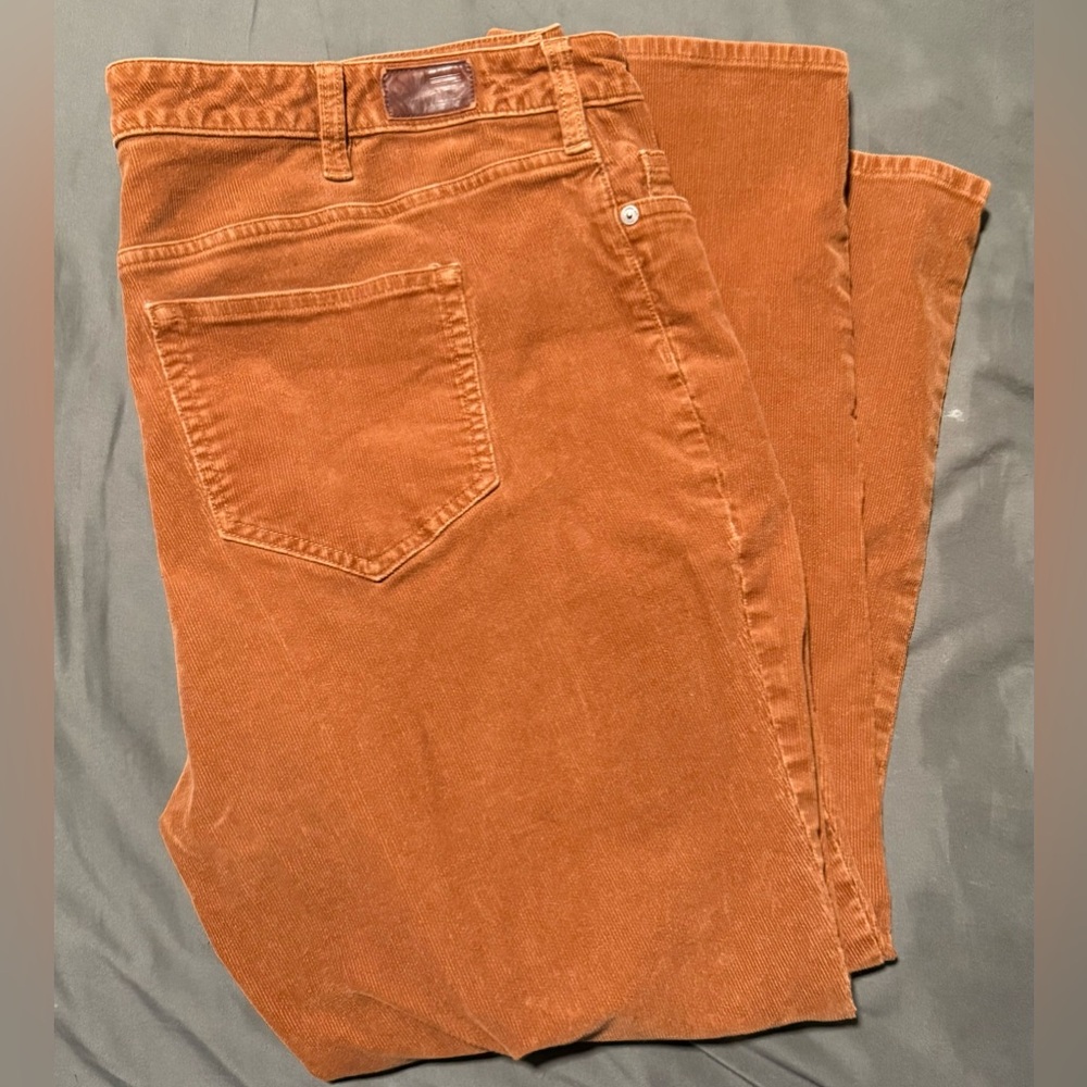 Lands’ End corduroy Mid-Rise Straight Pants in Brown size 20W